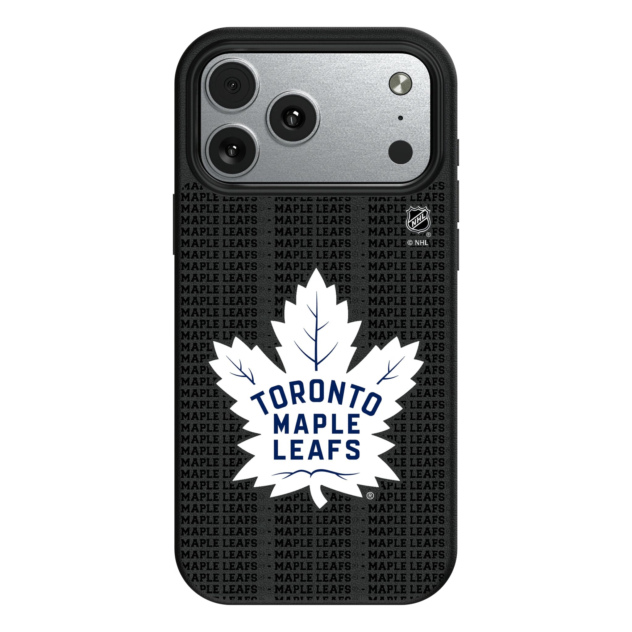 Toronto Maple Leafs Text Backdrop MagSafe Compatible Phone Case for Apple iPhone - Sports Gifts, Sports Memorabilia, Sports Collectibles, Fan Shop