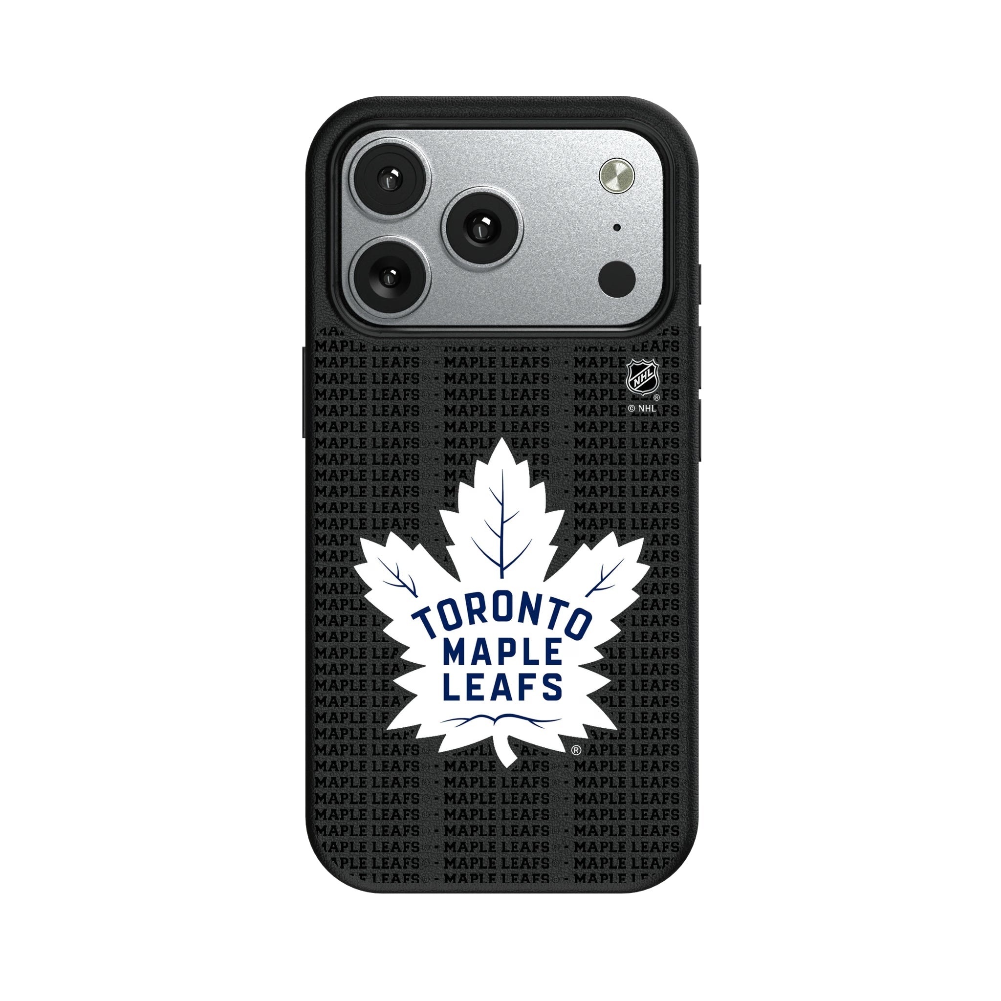 Toronto Maple Leafs Text Backdrop MagSafe Compatible Phone Case for Apple iPhone - Sports Gifts, Sports Memorabilia, Sports Collectibles, Fan Shop