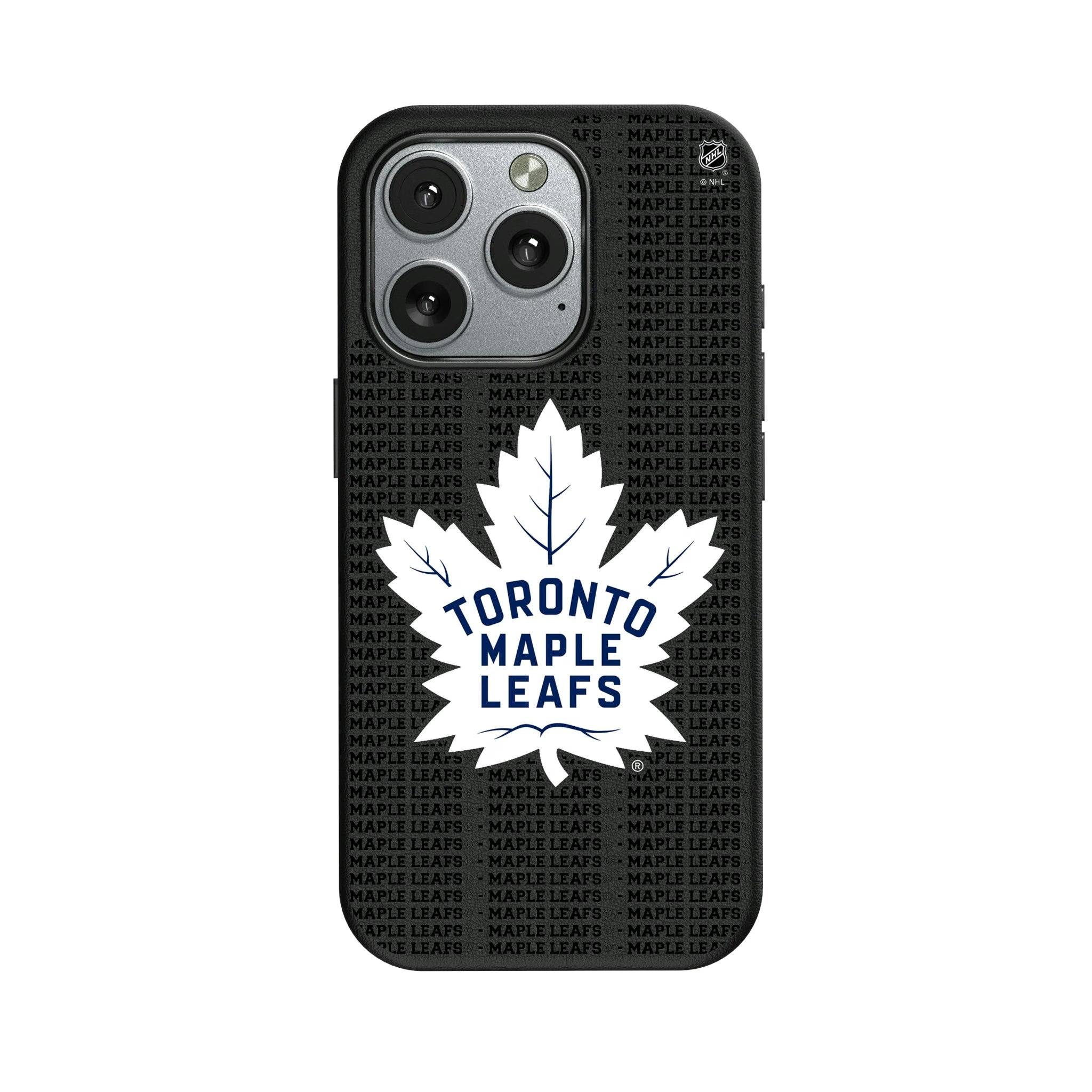 Toronto Maple Leafs Text Backdrop MagSafe Compatible Phone Case for Apple iPhone - Sports Gifts, Sports Memorabilia, Sports Collectibles, Fan Shop