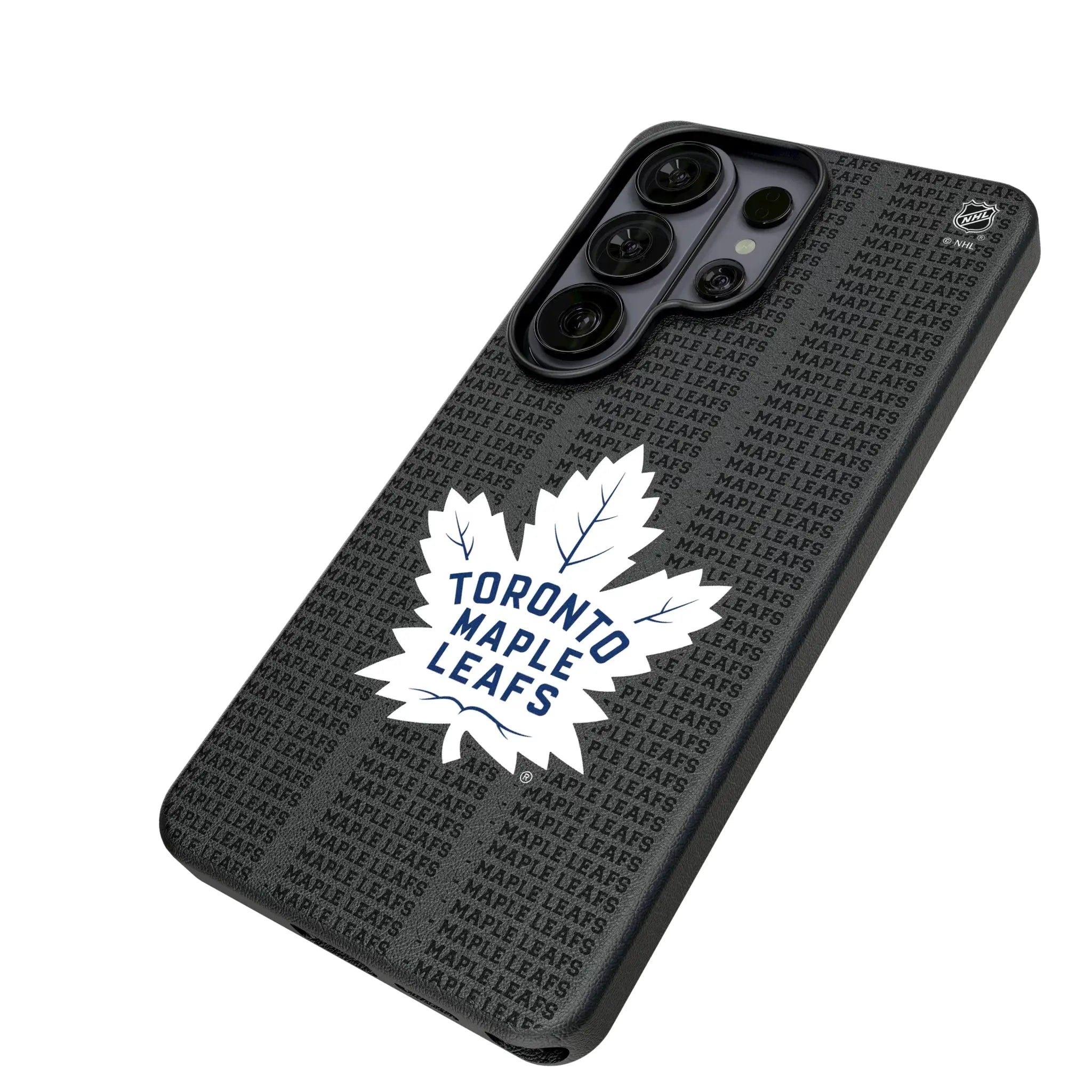 Toronto Maple Leafs Text Backdrop MagSafe Compatible Phone Case for Samsung Galaxy