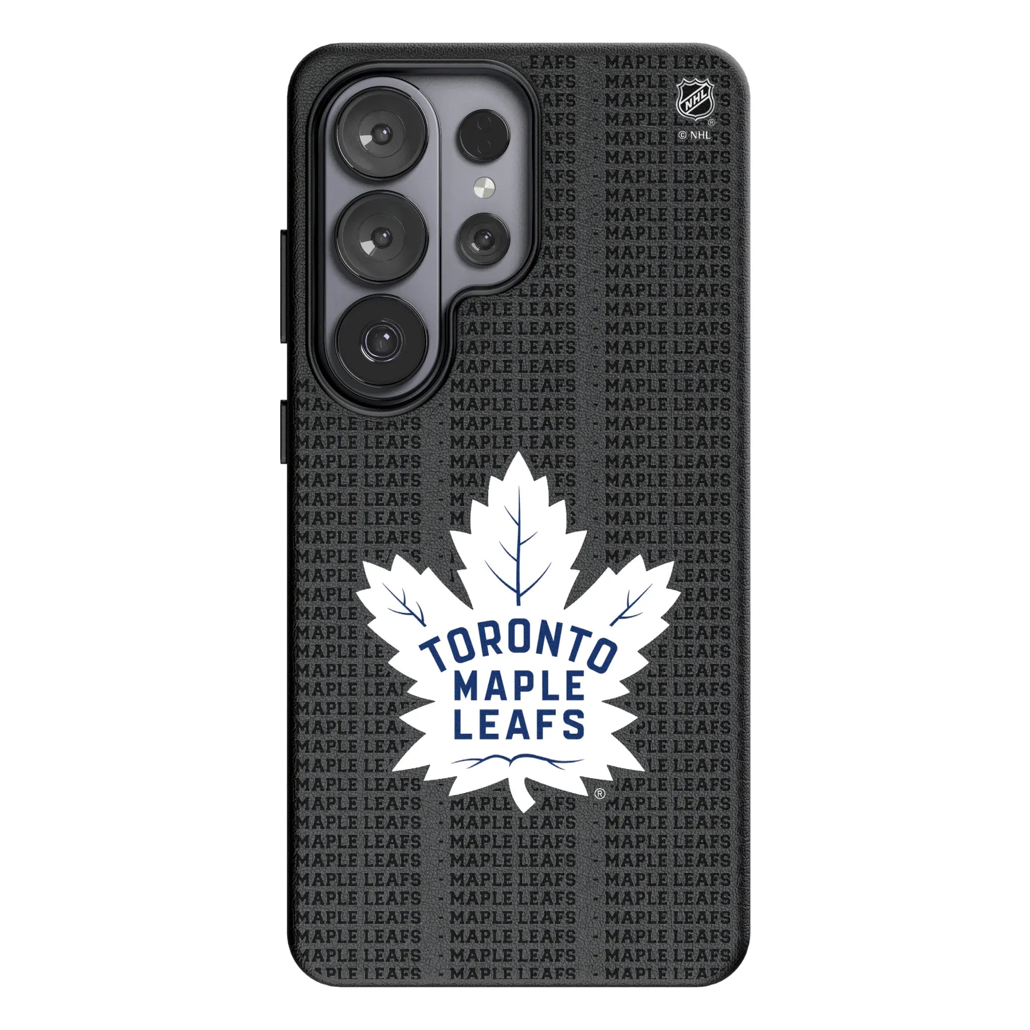 Toronto Maple Leafs Text Backdrop MagSafe Compatible Phone Case for Samsung Galaxy