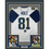 Framed Autographed/Signed Torry Holt 35x39 St. Louis White Football Jersey Beckett BAS COA