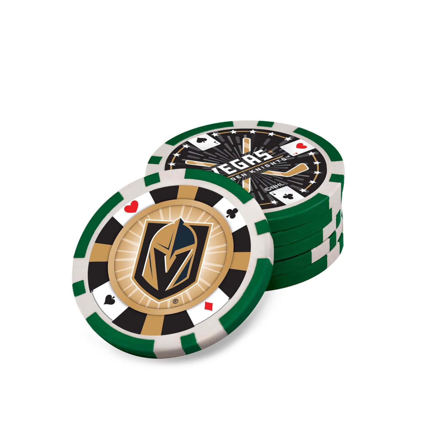 Las Vegas Golden Knights 300 Piece Poker Set - Sports Gifts, Sports Memorabilia, Sports Collectibles, Fan Shop