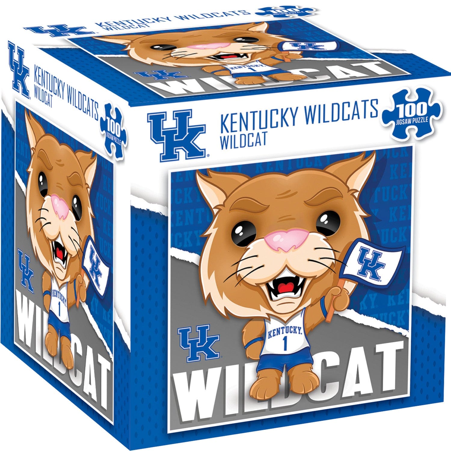 Kentucky Wildcats Mascot 100-Piece Jigsaw Puzzle - Sports Gifts, Sports Memorabilia, Sports Collectibles, Fan Shop