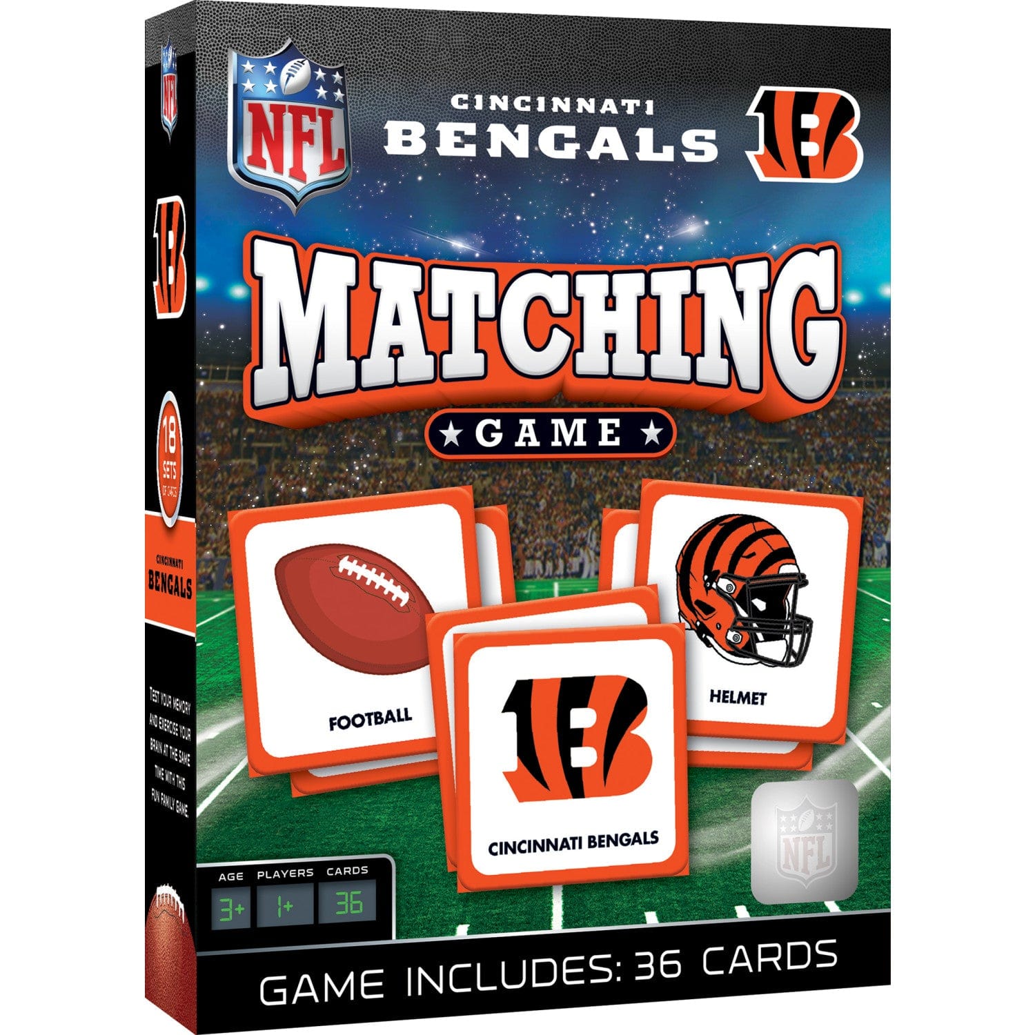 Cincinnati Bengals Memory Match Game