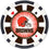 Cleveland Browns 100-Piece Poker Chip Set - Sports Gifts, Sports Memorabilia, Sports Collectibles, Fan Shop