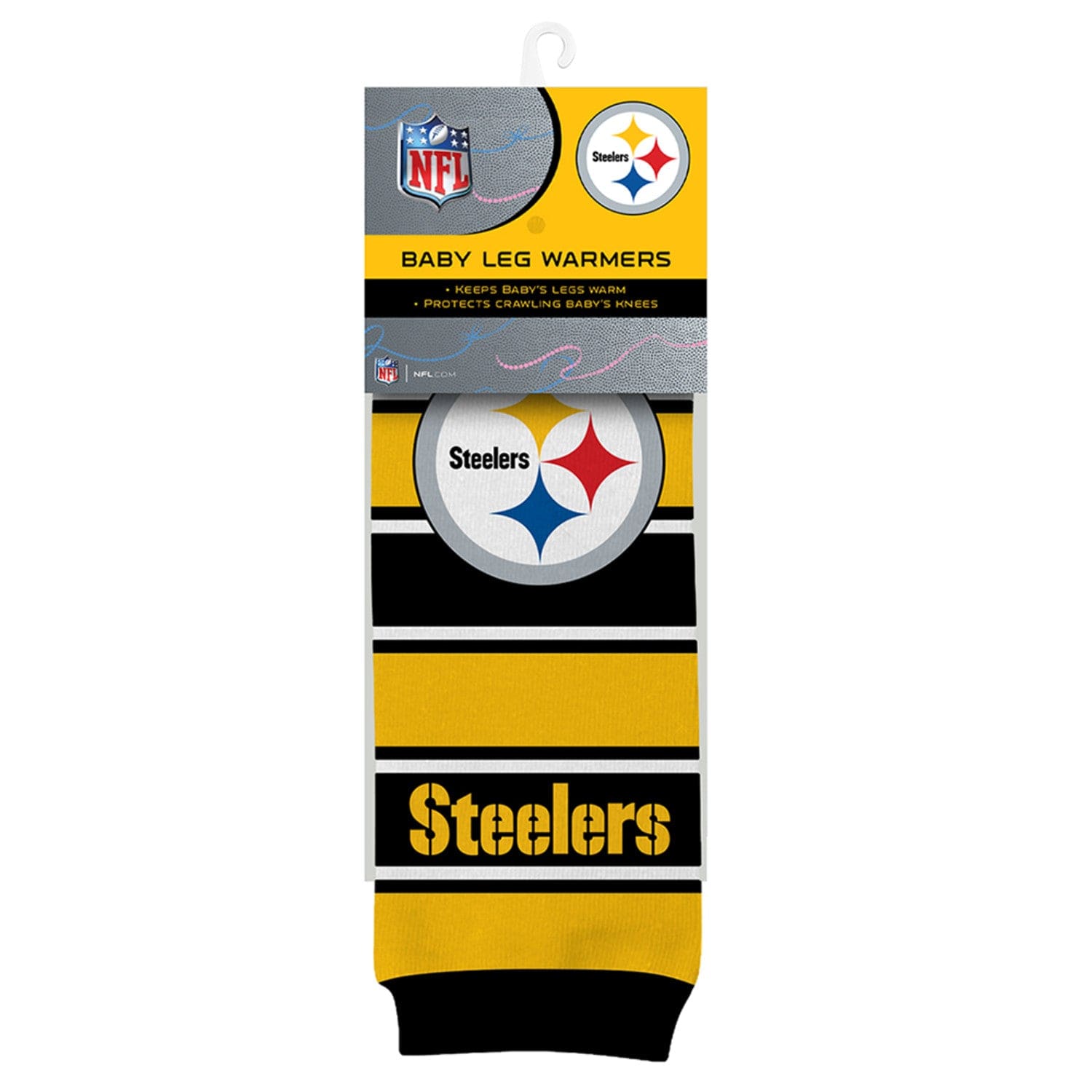 Pittsburgh Steelers Baby Leg Warmers - Adorable Team Spirit for Little Fans