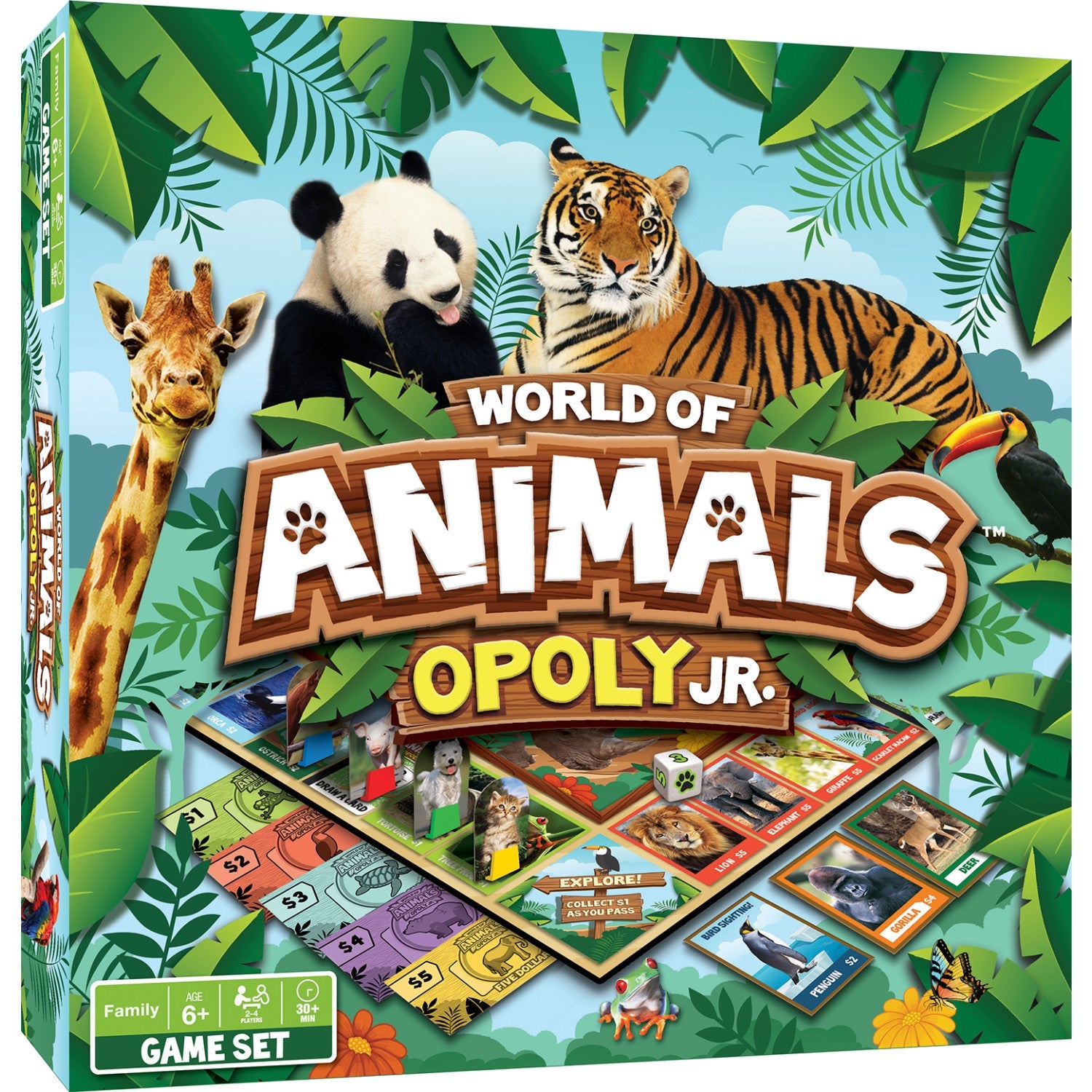 World of Animals Opoly Junior - 757 Sports Collectibles