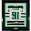 Framed Autographed/Signed Tyler Seguin 35x39 Dallas White Hockey Jersey JSA COA