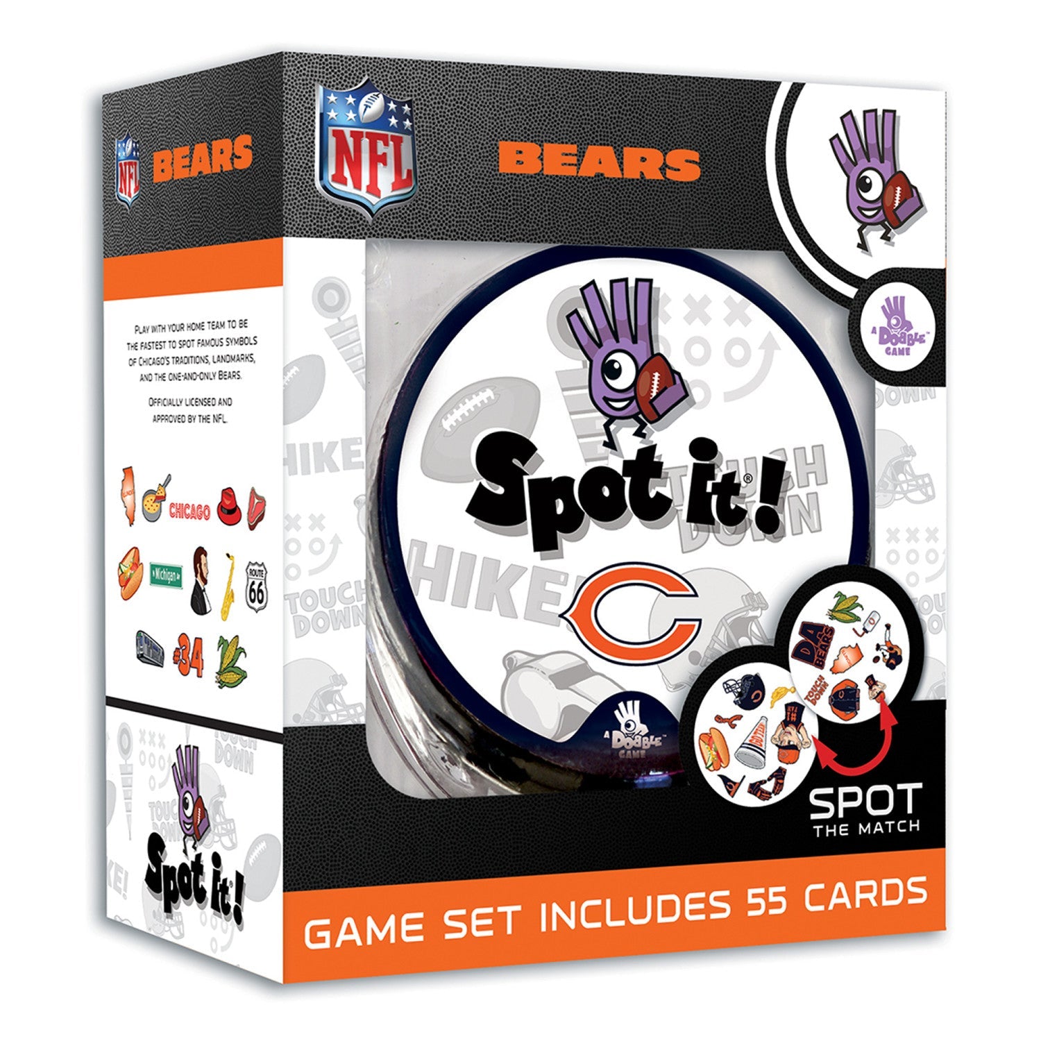 Chicago Bears Spot It! Card Game - 757 Sports Collectibles