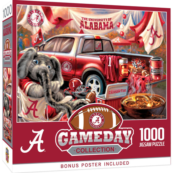 Alabama Crimson Tide - Gameday 1000 Piece Jigsaw Puzzle - 757 Sports Collectibles