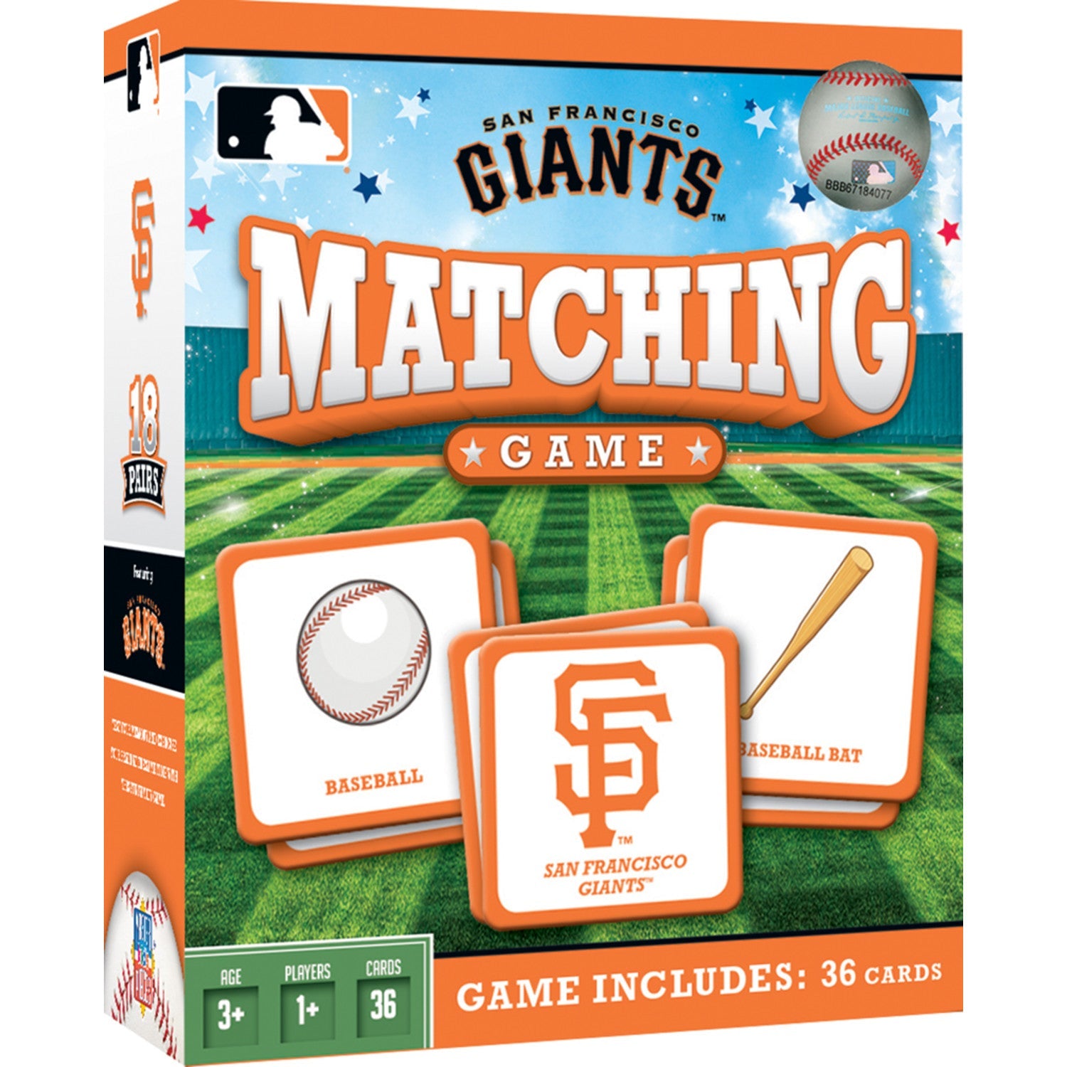 San Francisco Giants Matching Game - 757 Sports Collectibles