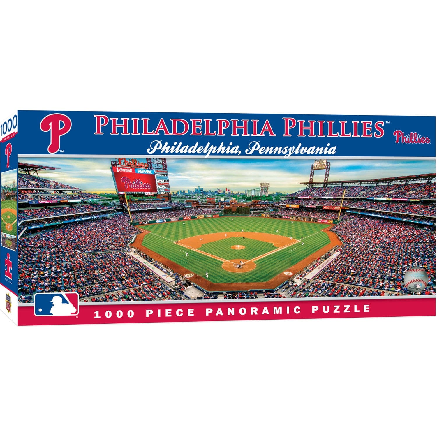 Philadelphia Phillies 1000 Piece Panoramic Jigsaw Puzzle - Sports Gifts, Sports Memorabilia, Sports Collectibles, Fan Shop
