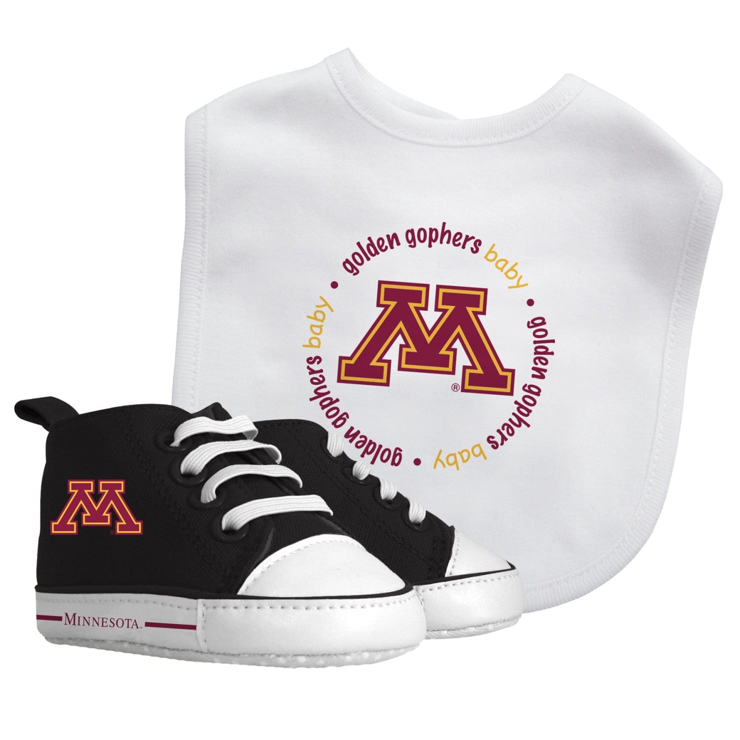 Minnesota Golden Gophers 2-Piece Baby Gift Set - Sports Gifts, Sports Memorabilia, Sports Collectibles, Fan Shop