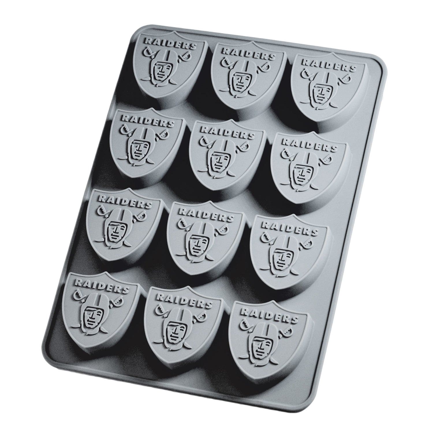Las Vegas Raiders Silicone Ice Cube Tray - Sports Gifts, Sports Memorabilia, Sports Collectibles, Fan Shop