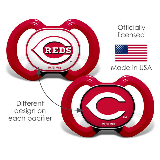 Cincinnati Reds - Pacifier 2-Pack - 757 Sports Collectibles