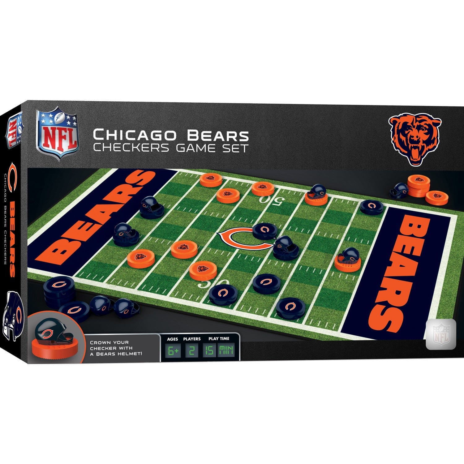 Chicago Bears Checkers Game