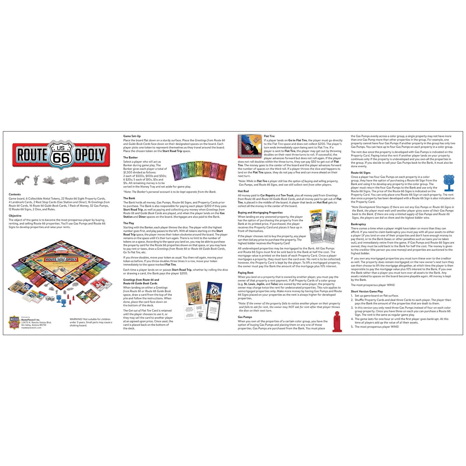 Route 66 Opoly - 757 Sports Collectibles