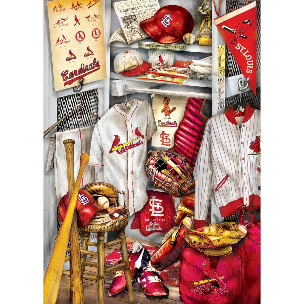 St. Louis Cardinals - Locker Room 500 Piece Jigsaw Puzzle