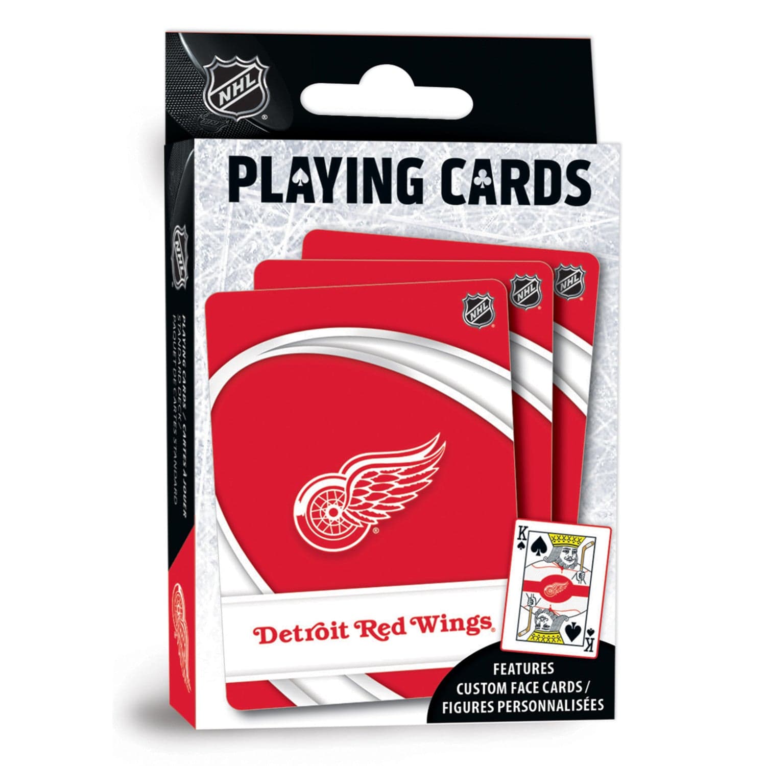 Detroit Red Wings Official Playing Cards - 54 Card Deck - Sports Gifts, Sports Memorabilia, Sports Collectibles, Fan Shop
