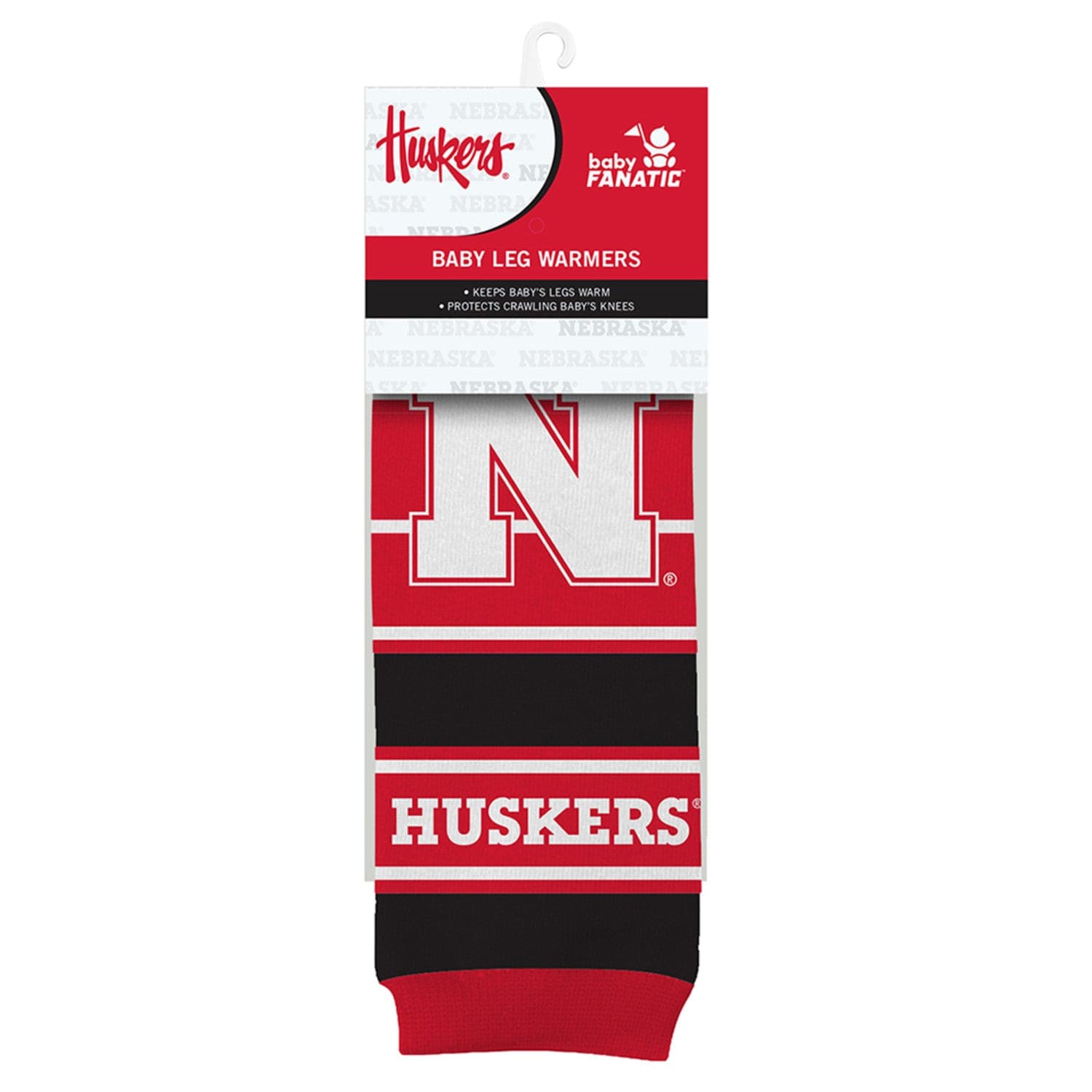 Nebraska Cornhuskers Baby Leg Warmers - Cute & Cozy Team Spirit Gear - Sports Gifts, Sports Memorabilia, Sports Collectibles, Fan Shop