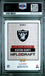 Graded 2025 Panini Instant Ashton Jeanty #NFLDN6 NFL Draft Night Rookie RC Football Card PSA 10 Gem Mint