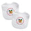 Chicago Blackhawks - Baby Bibs 2-Pack - White - 757 Sports Collectibles