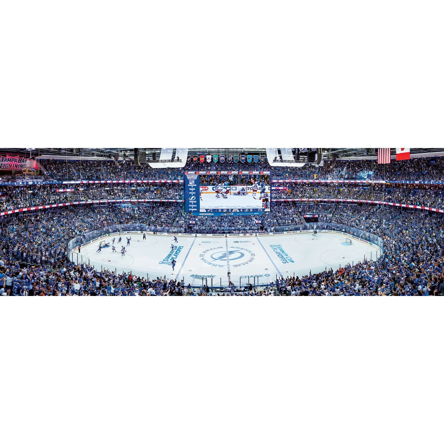 Tampa Bay Lightning - 1000 Piece Panoramic Jigsaw Puzzle