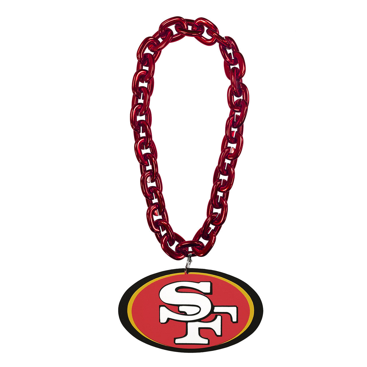 San Francisco 49ERS (RED) FAN CHAIN - Sports Collectibles, Sports Memorabilia, Sports Fan Shop, Sports Gifts