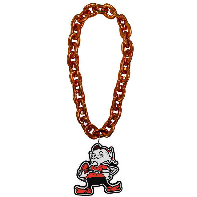 CLEVELAND BROWNS ELF (ORANGE) FAN CHAIN - Sports Collectibles, Sports Memorabilia, Sports Fan Shop, Sports Gifts