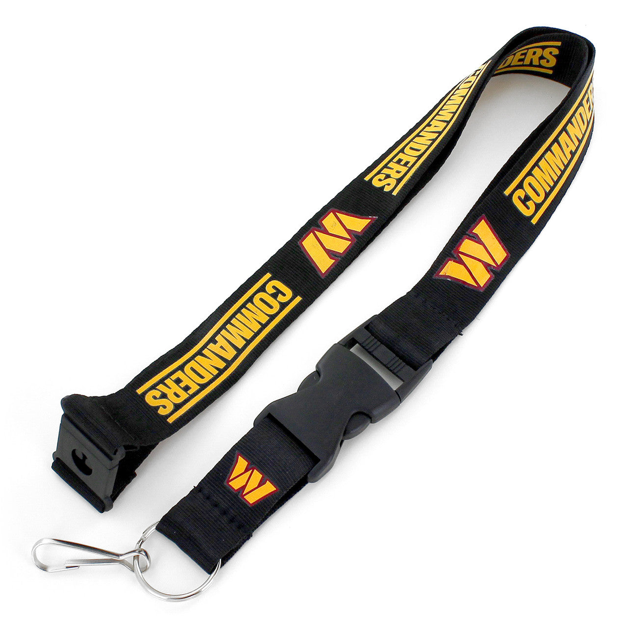 WASHINGTON COMMANDERS (BLACK) TEAM LANYARD - Sports Collectibles, Sports Memorabilia, Sports Fan Shop, Sports Gifts
