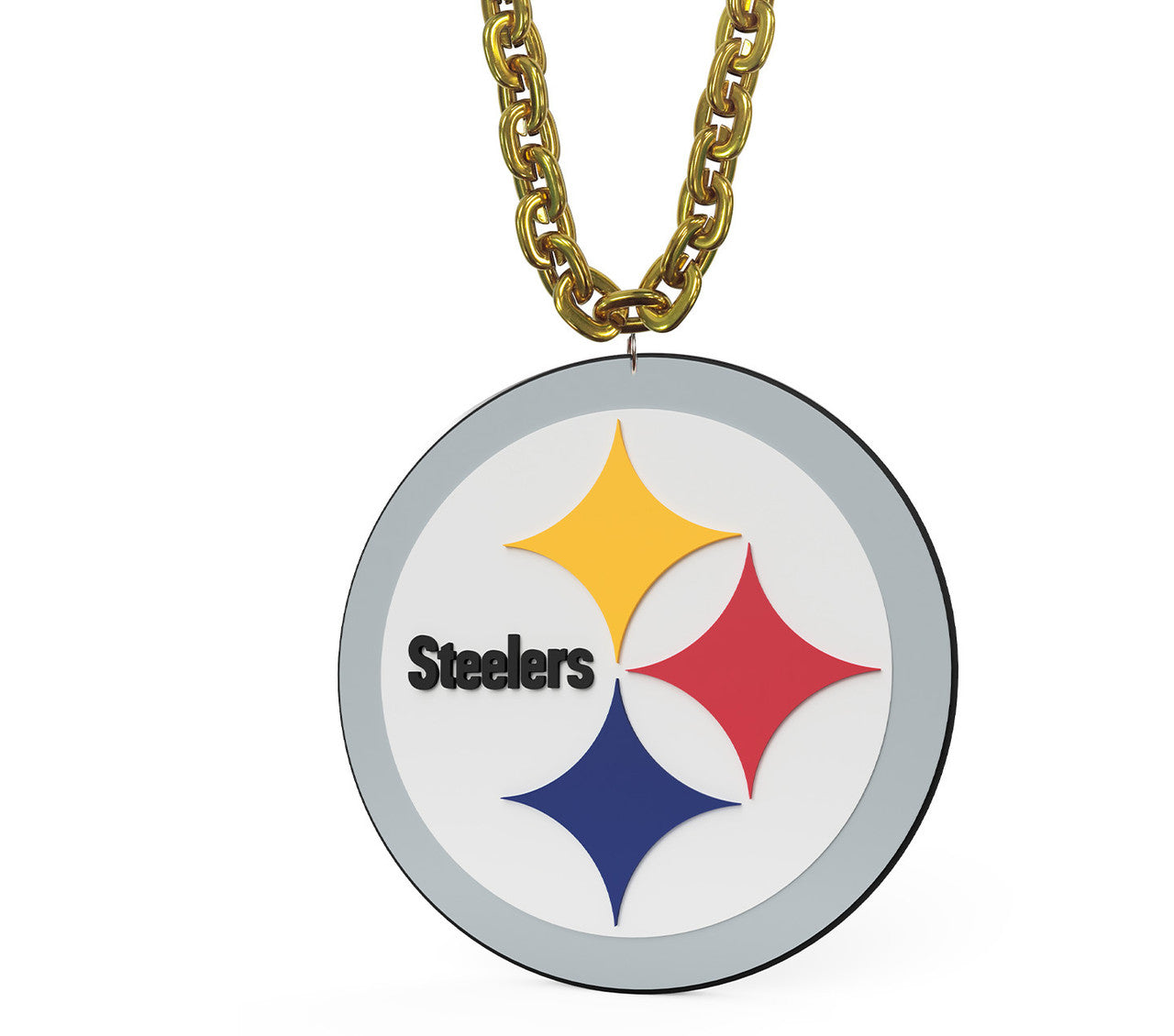 PITTSBURGH STEELERS (GOLD) SUPER FAN CHAIN - Sports Collectibles, Sports Memorabilia, Sports Fan Shop, Sports Gifts