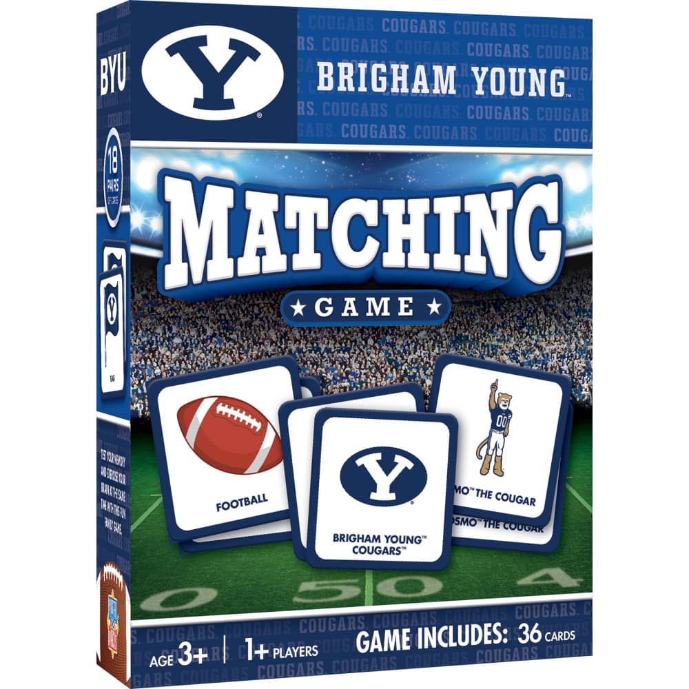 BYU Cougars Memory Matching Game - Sports Gifts, Sports Memorabilia, Sports Collectibles, Fan Shop