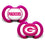 Green Bay Packers Pink Pacifier 2-Pack