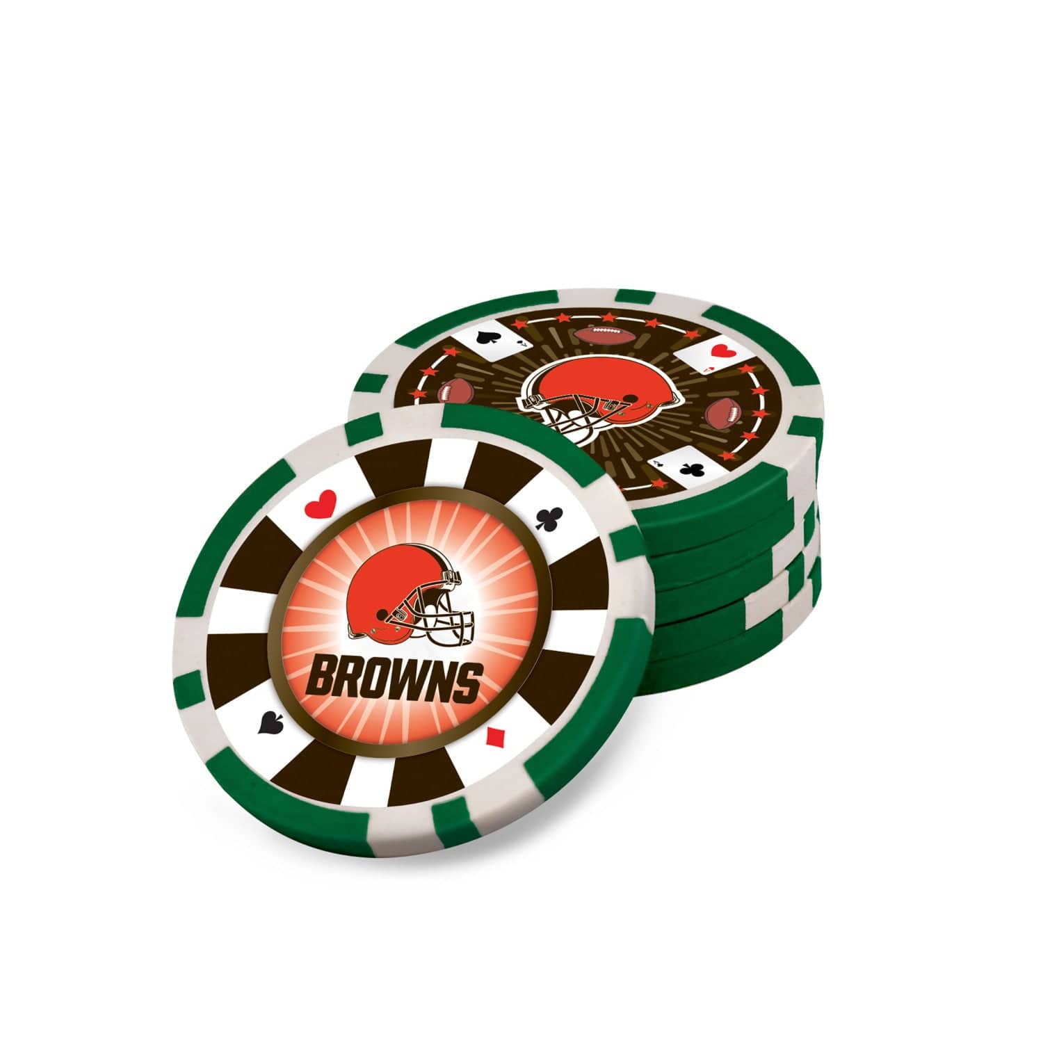 Cleveland Browns 300-Piece Poker Set