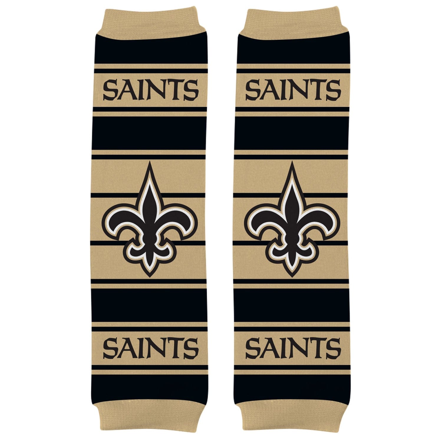 New Orleans Saints Baby Leg Warmers - Adorable NFL Team Spirit for Your Little Fan