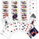 Illinois Fighting Illini Playing Cards - 54 Card Deck - 757 Sports Collectibles