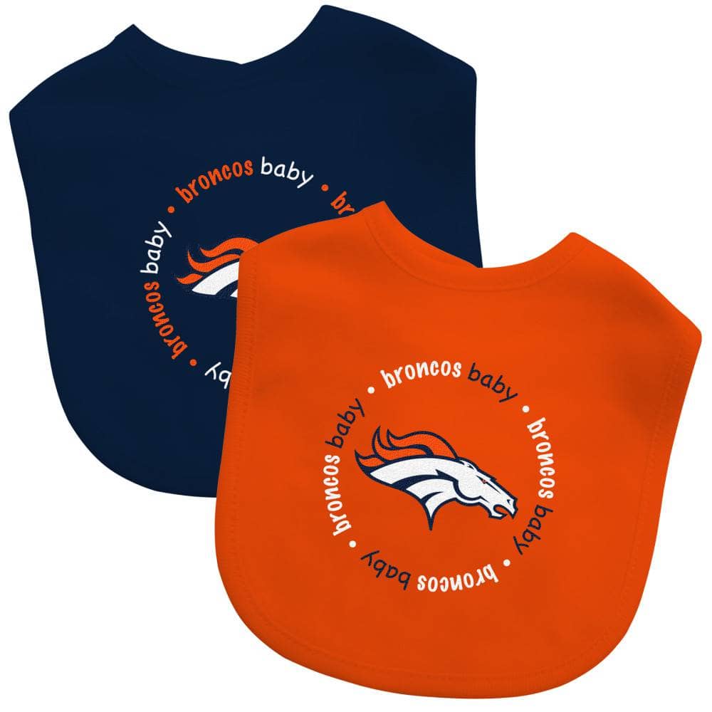 Denver Broncos Baby Bibs 2-Pack