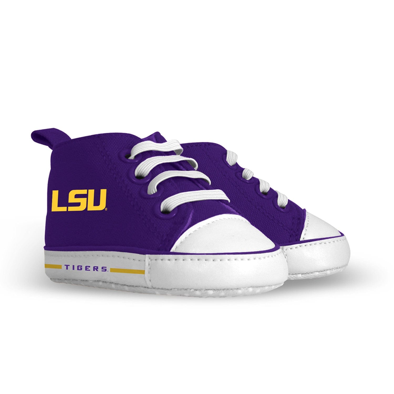 LSU Tigers Baby Shoes - Cheerful Comfort for Little Fans - Sports Gifts, Sports Memorabilia, Sports Collectibles, Fan Shop