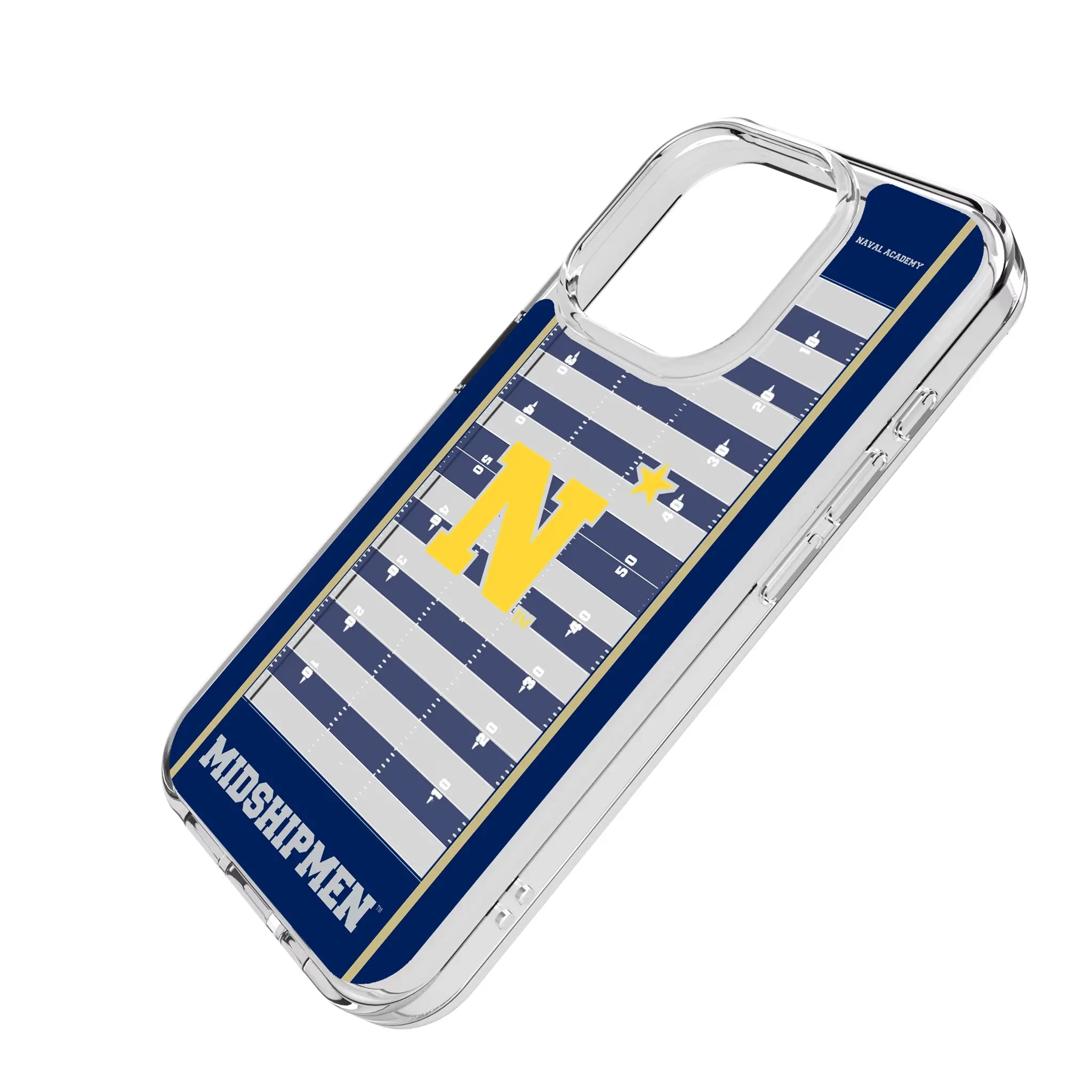 United State Naval Academy Midshipmen Field Clear Phone Case for Apple iPhone