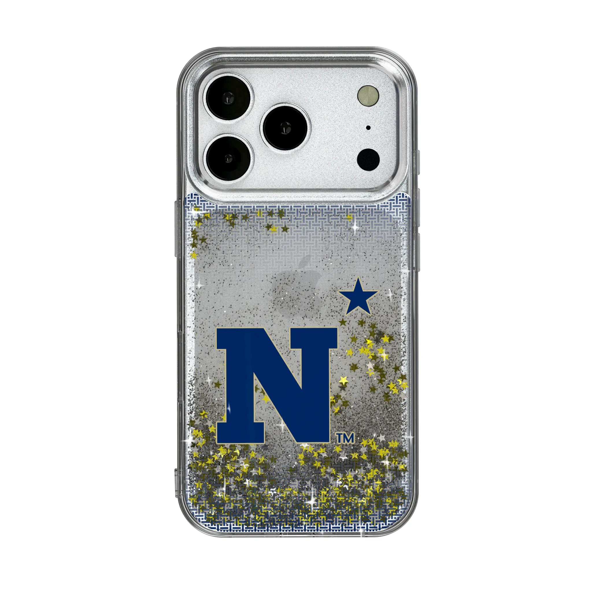 United State Naval Academy Midshipmen Linen Glitter Phone Case