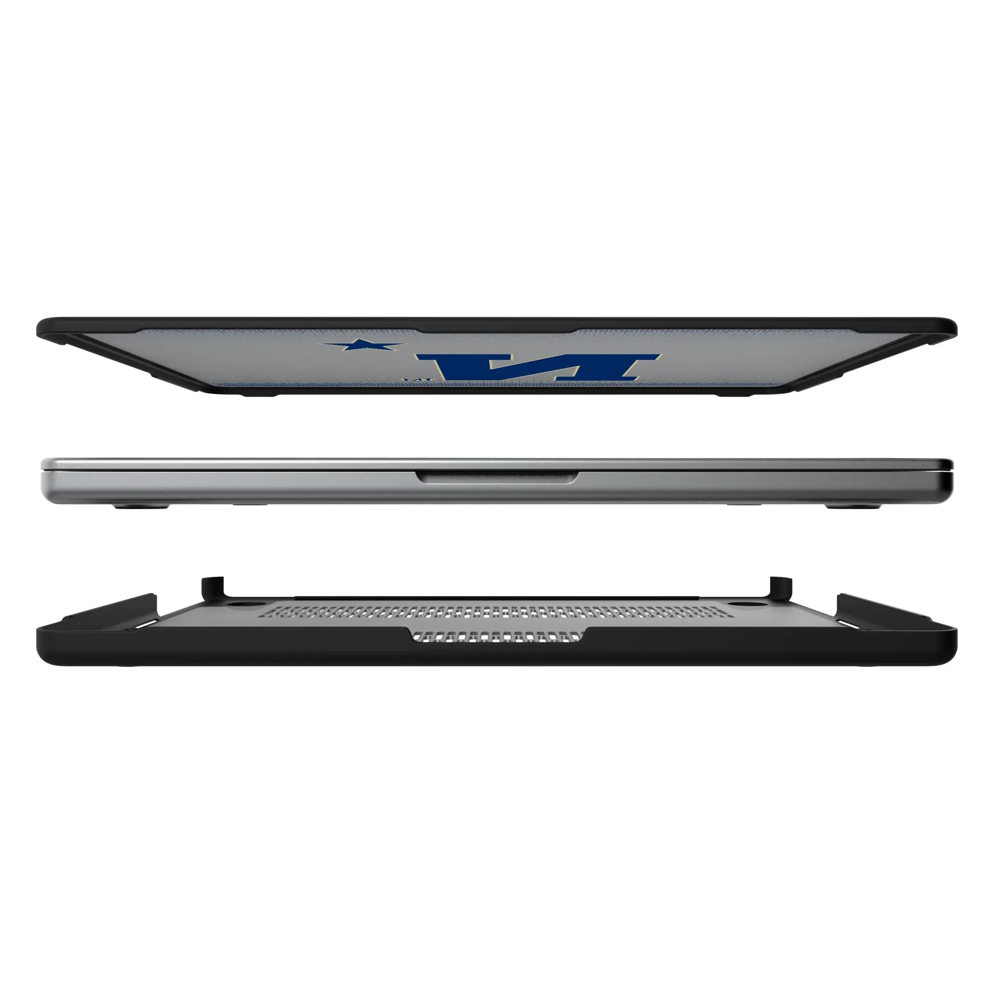 United State Naval Academy Midshipmen Linen Laptop Case for Apple MacBook
