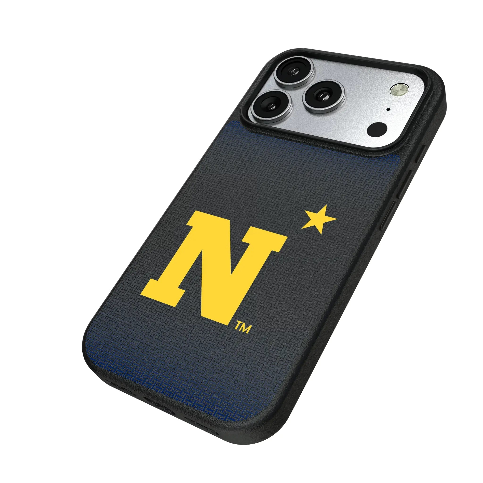 United State Naval Academy Midshipmen Linen MagSafe Compatible Phone Case for Apple iPhone