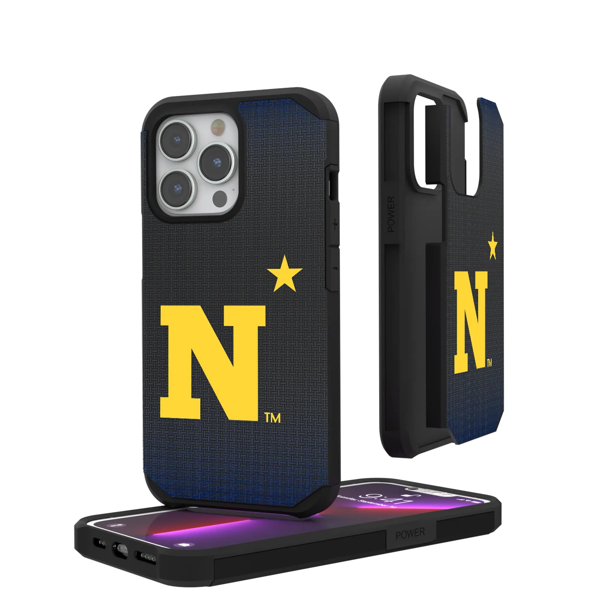 United State Naval Academy Midshipmen Linen Rugged Phone Case