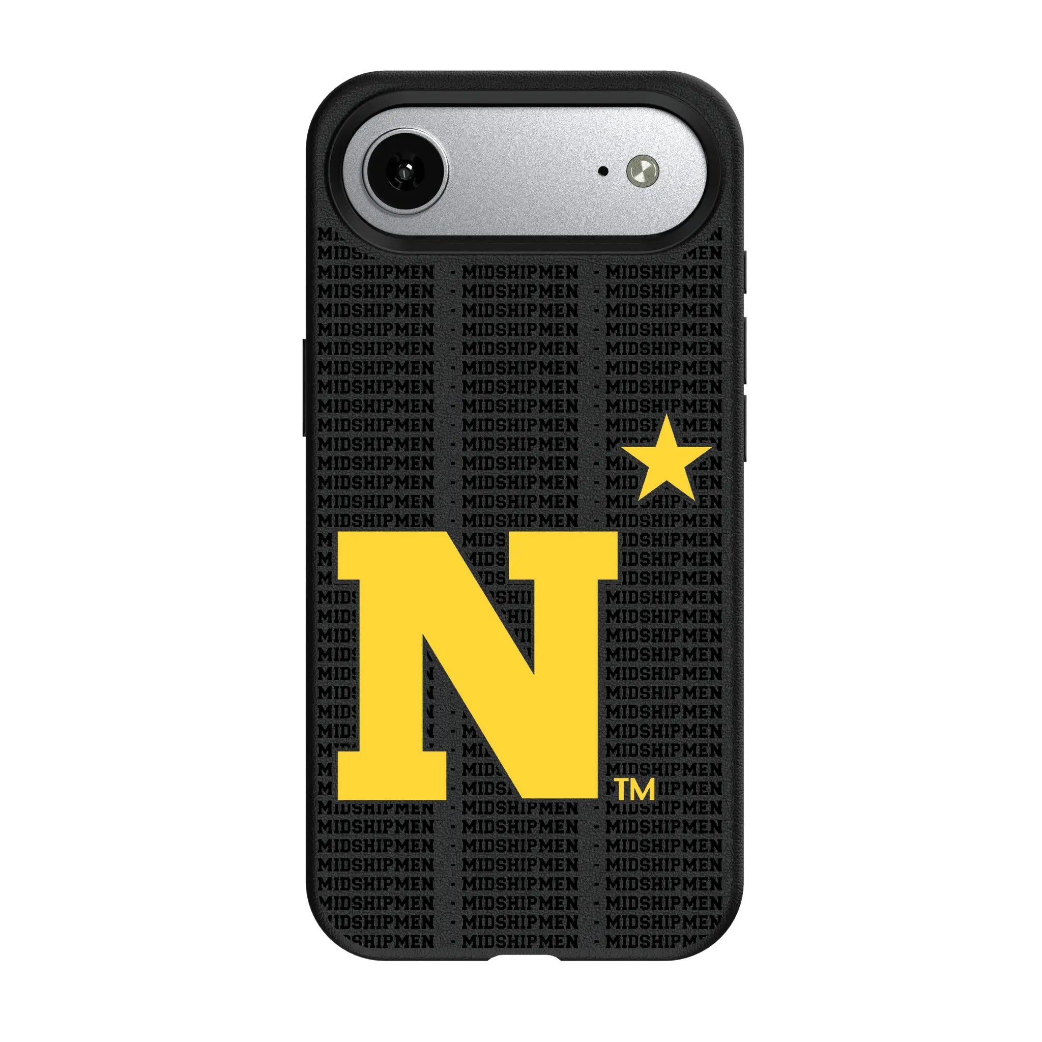 United State Naval Academy Midshipmen Text Backdrop MagSafe Compatible Phone Case for Apple iPhone
