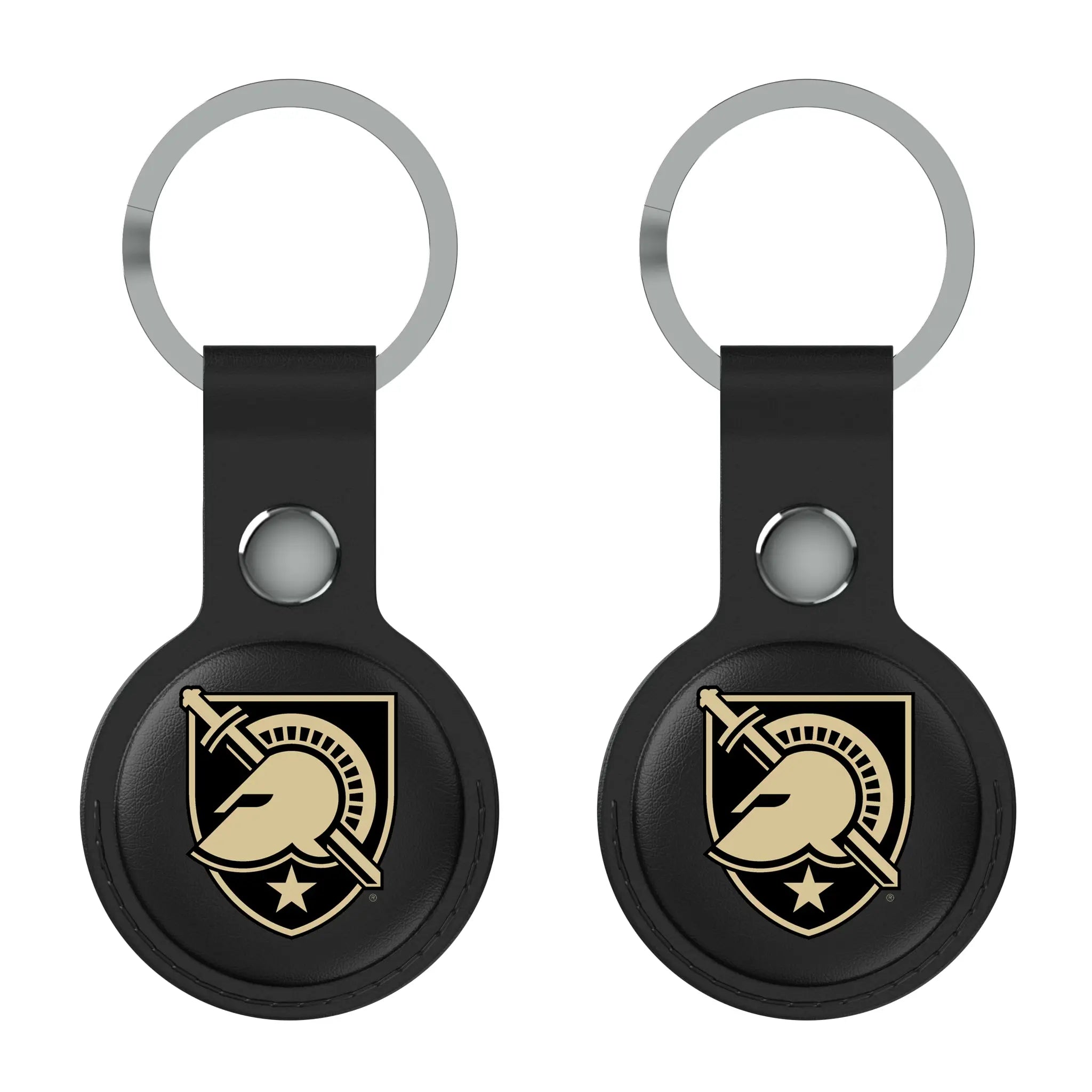United States Military Academy Black Knights Insignia Black Airtag Holder 2-Pack