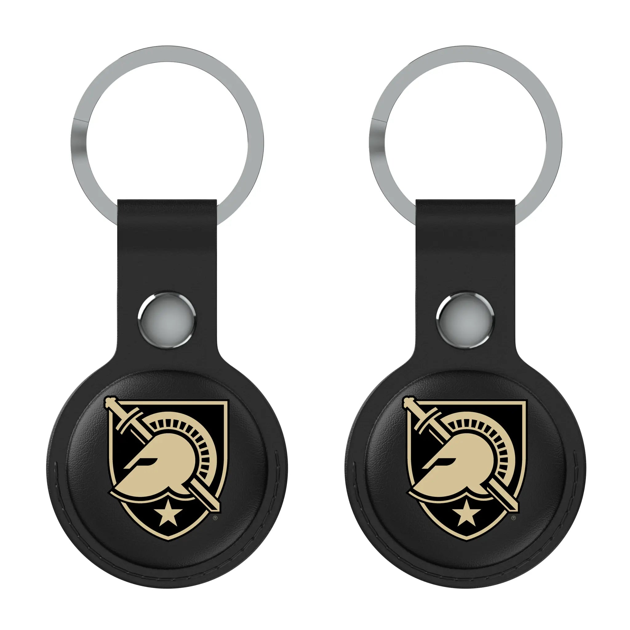 United States Military Academy Black Knights Insignia Black Airtag Holder 2-Pack