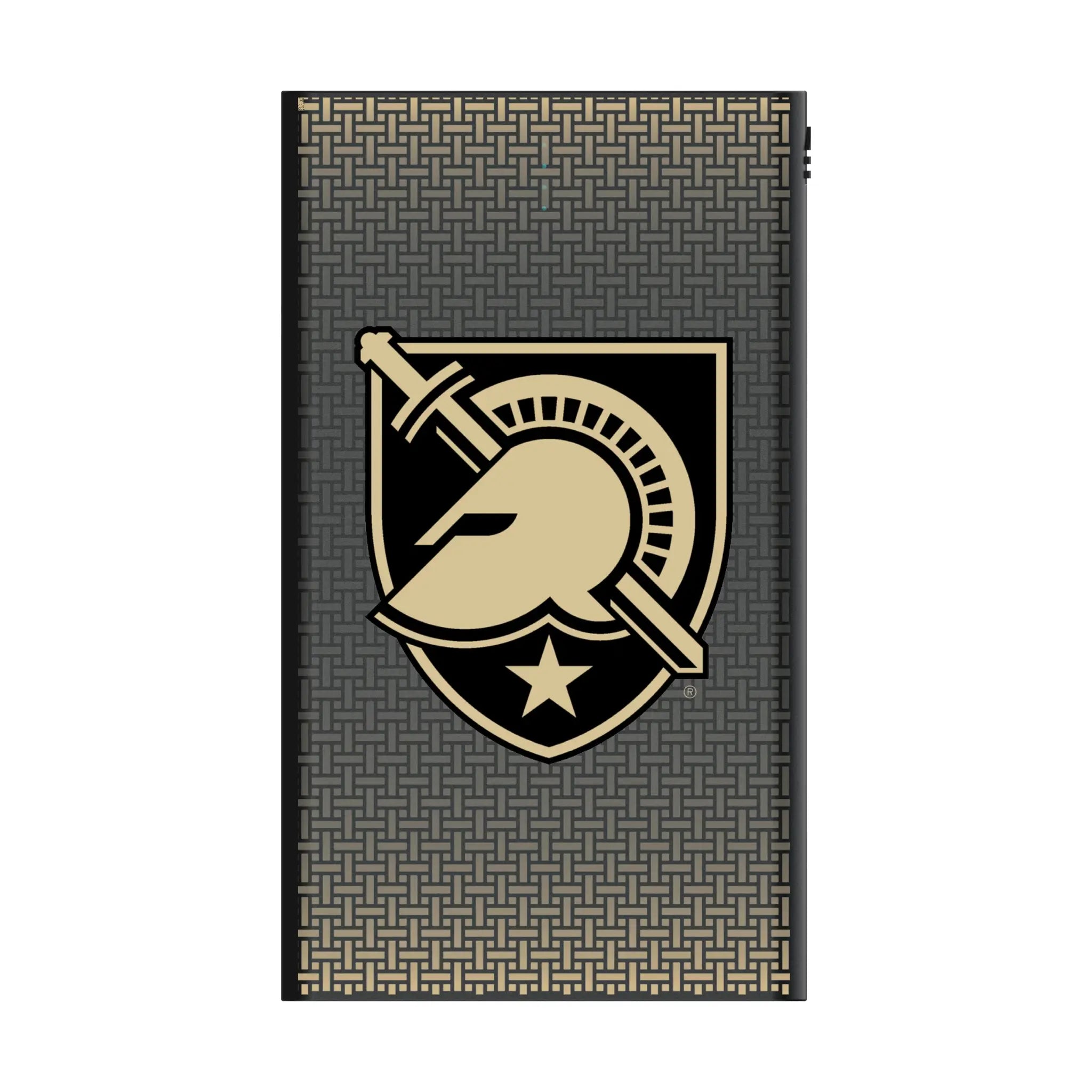 United States Military Academy Black Knights Linen 5000mAh Flat Powerbank