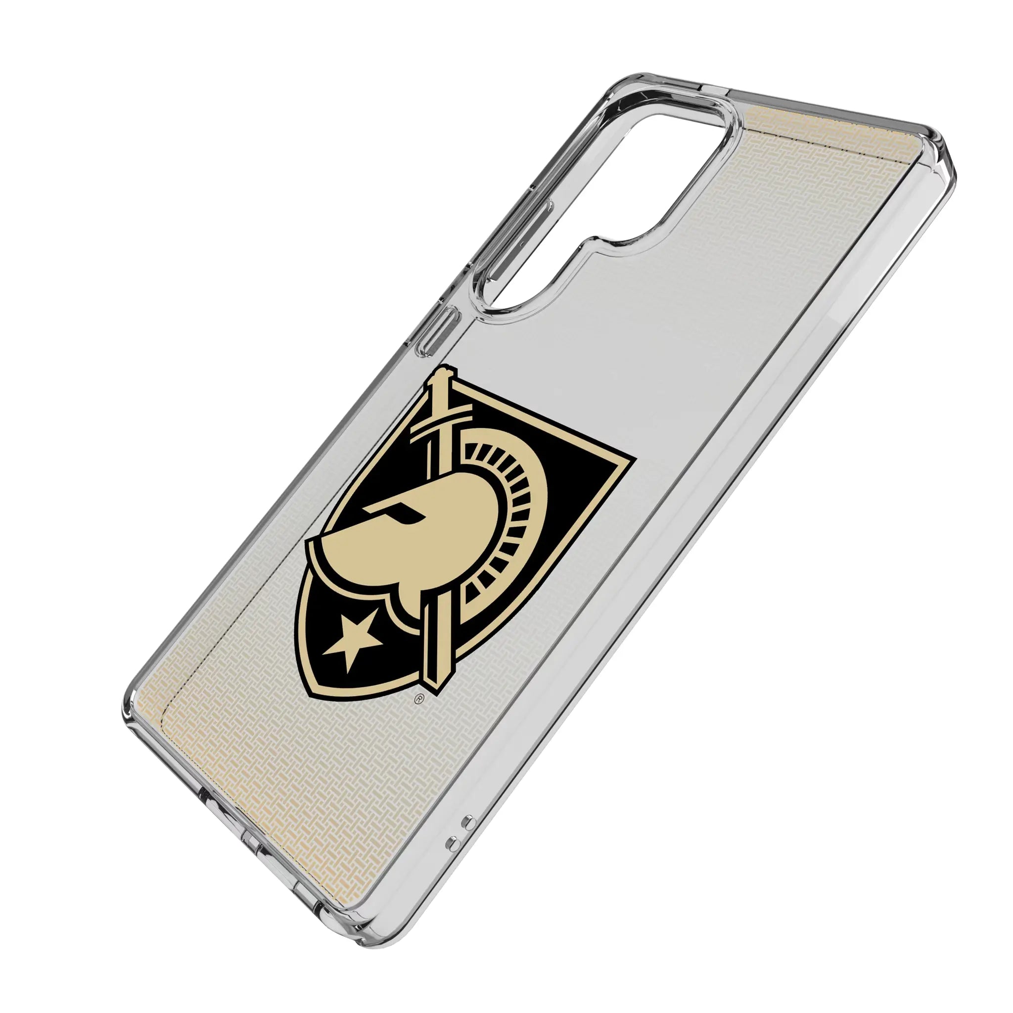 United States Military Academy Black Knights Linen Clear Phone Case for Samsung Galaxy