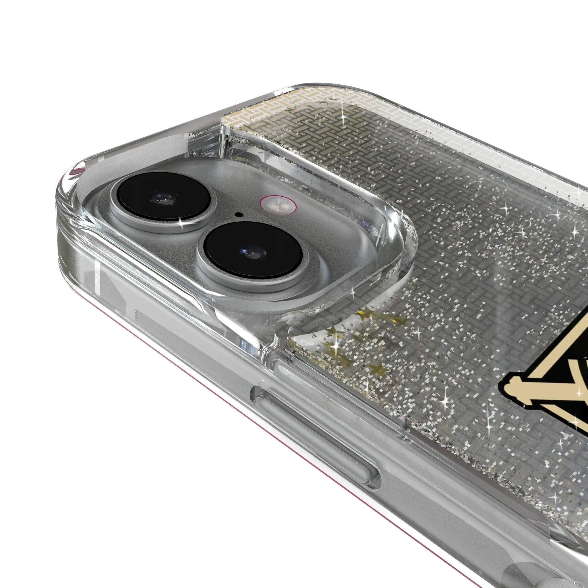 United States Military Academy Black Knights Linen Glitter Phone Case